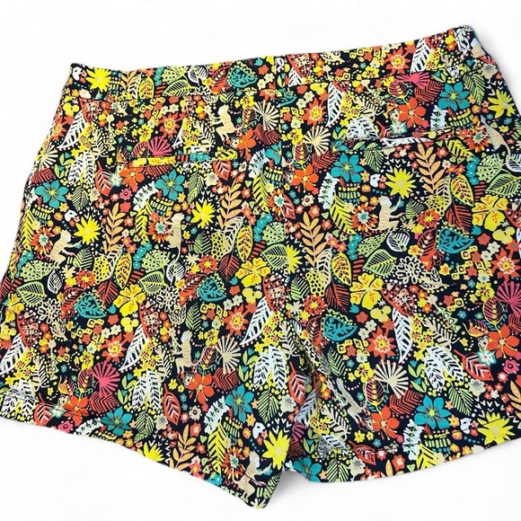 Crown & Ivy Floral Jungle Shorts / 20W🌴🐒🌸 - Picture 5 of 7